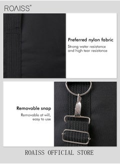 roaiss Large-Capacity Shoulder Bag Outdoor Sports Portable Clothing Storage Bag Can Be Folded for Short Trips  - Image 5