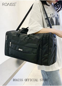 roaiss Large-Capacity Shoulder Bag Outdoor Sports Portable Clothing Storage Bag Can Be Folded for Short Trips  - Image 2