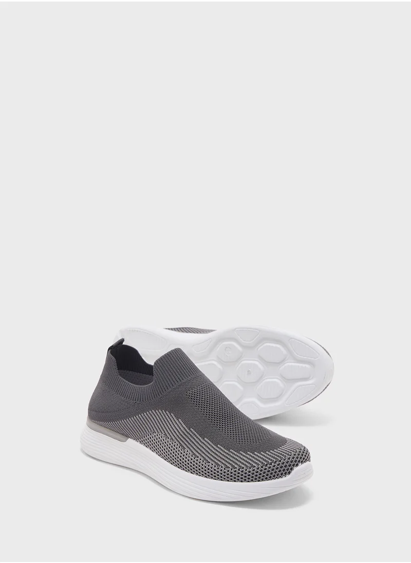 Seventy Five Knitted Casual Slip Ons