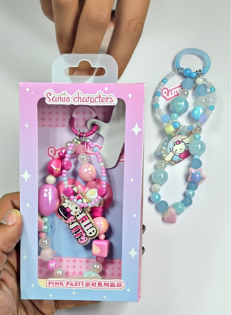 Sanrio characters -Phone Chain  Pink Party Premium Series