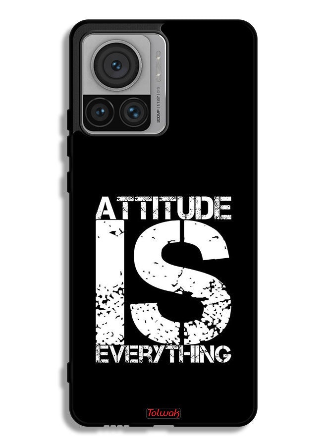 Tolwak Motorola Edge 30 Ultra Protective Case Cover Attitude Is Everything - Image 1