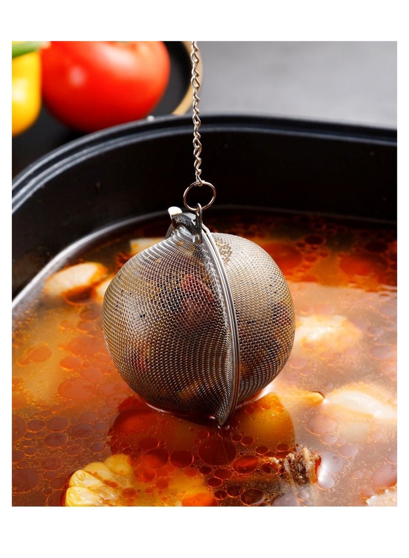Huitich Small Stainless Steel Mesh Tea Infuser Ball Silver - Image 5