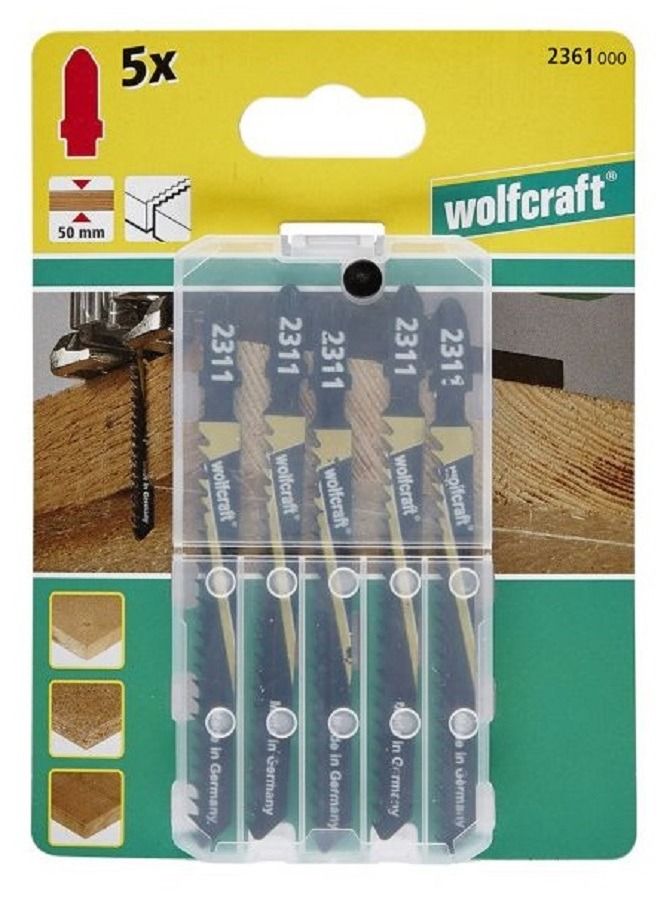 ولفكرافت طقم 5 قطع شفرات اركت 10 سم, خشب والف كرافت - Image 1