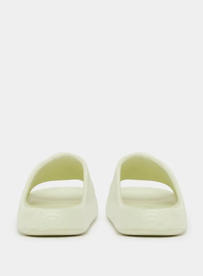 Take Two Take Two Bear Print Open Toe Slides