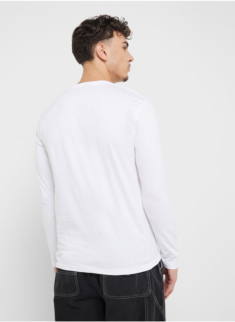 Seventy Five Basics Graphic Long Sleeve T-Shirt  - Image 2