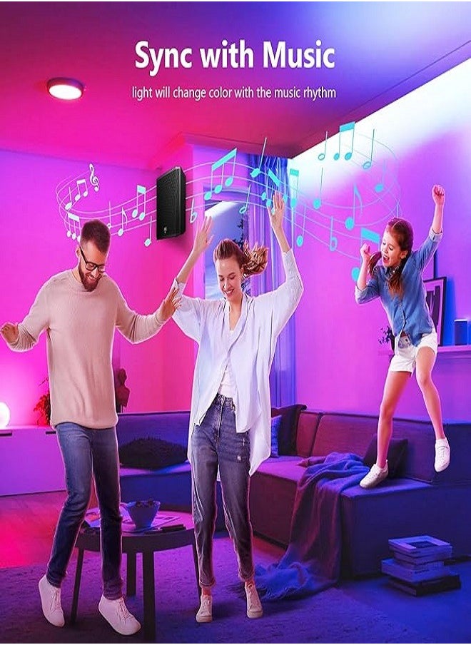 ماركة غير محددة - إضاءة تلفزيون LED RGB مع جهاز تحكم عن بعد - 5 متر - Image 1