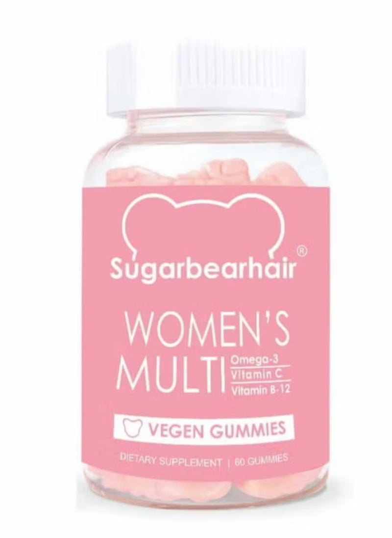 SUGAR - Sugar Bear Women's Multi Vitamin - 60 Gummies - Image 1