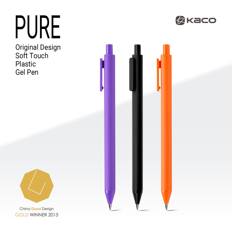 Kaco PURE Colored Gel Pens 0.5mm 20 Pieces Set Colorful Multi-color Ink Fine Point Comfort Grip Quick Drying Pens for Journaling Note Taking - Image 5