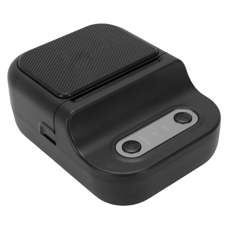 Portable Thermal Label Printer Bluetooth App Phone Photos Multiple Templates Black - Image 2