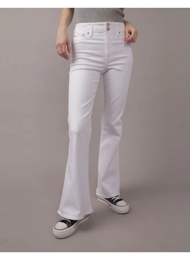 امريكان ايجل AE Next Level Super High-Waisted Flare Jean
