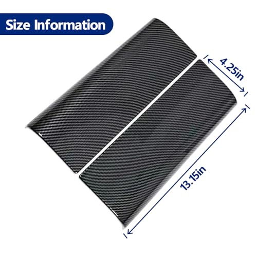 ATNVIDSG Center Armrest Box Cover Console Box Protect Cover Compatible with Mercedes BenzCClass W206 20222025GLCClass X254 20232025 Carbon Fiber - Image 3