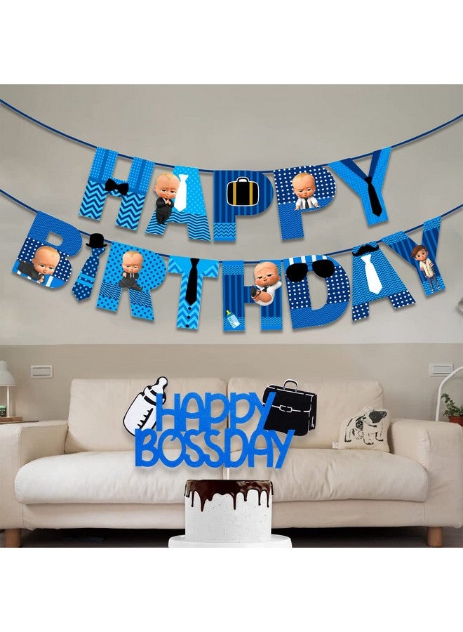 بارتي بروبس زينة عيد ميلاد بتصميم شخصية بوس بيبي من بارتي بروبس - قطعة واحدة من لافتات عيد ميلاد بوس بيبي للأطفال، مستلزمات حفلات/مجموعة زينة عيد ميلاد بتصميم شخصية بوس بيبي - Image 5