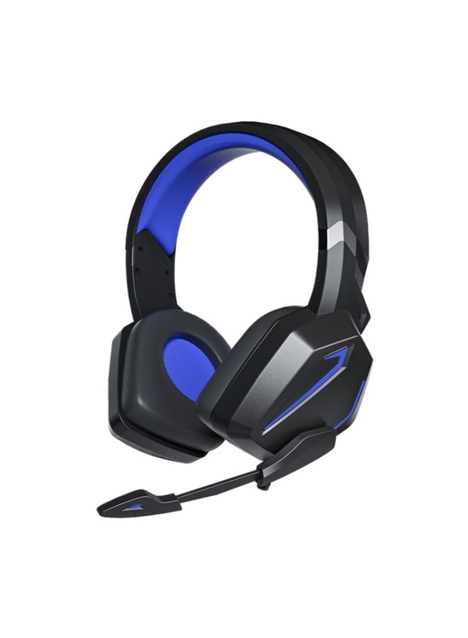 BURAQ Soyto SY-G20 RGB Dual Streamer Gaming Computer Headset, Style: Non-luminous Version (Black Blue) - Image 1