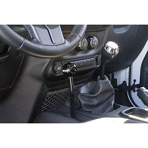 B M B&M Racing 07-18 Wrangler, Extended Transfer Case Handle, Black - Image 4