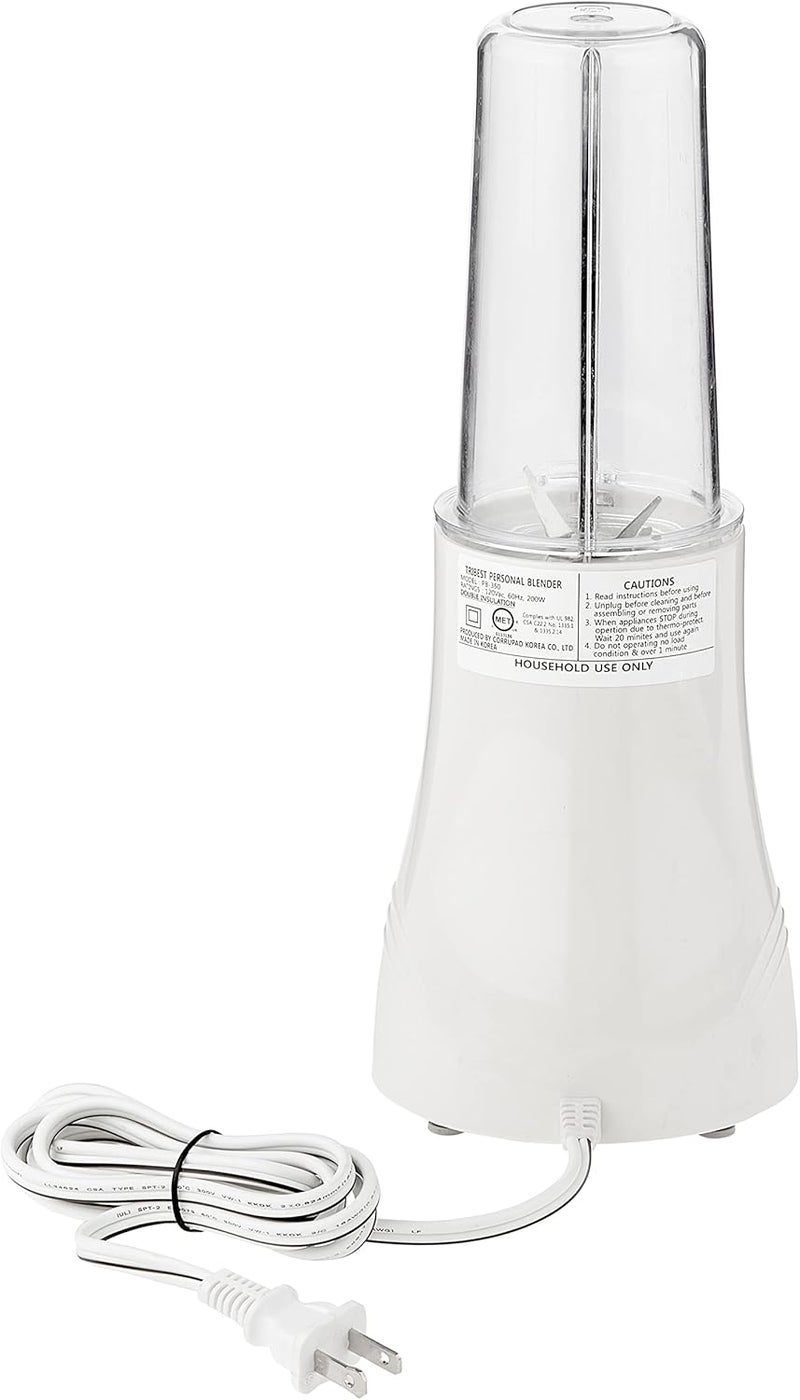 Tribest Tribest PB350 Personal Blender for Shakes and Smoothies with Portable Blender Cups White Large  - Image 4
