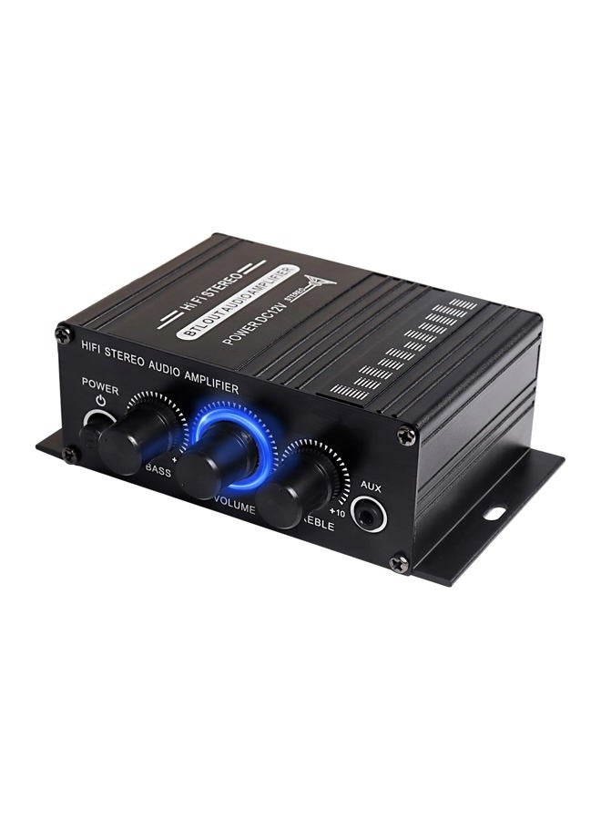 XMSJSIY 12V HiFi Stereo Audio Amplifier for Car 2 Channel HiFi Bass Audio Subwoofer Amp for Cars CD DVD MP3 Player Speakers - Image 1