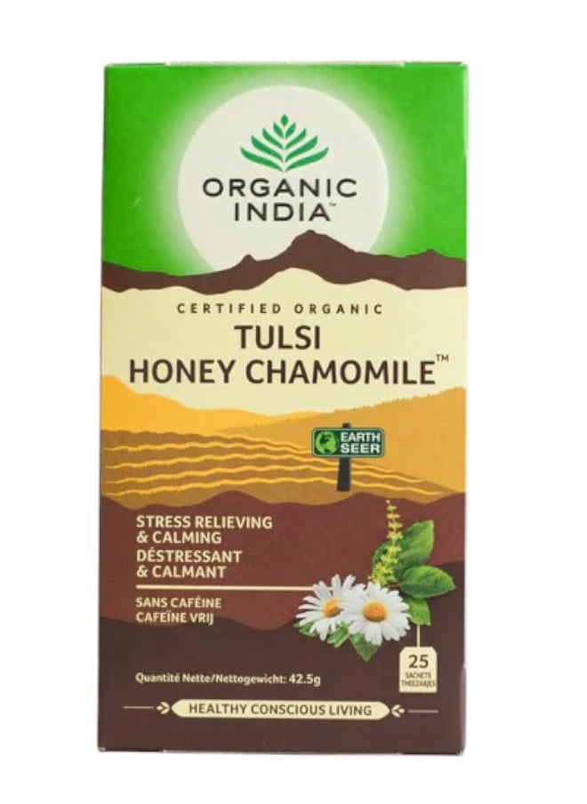 Organic Tulsi Chamomile Honey Tea 25g 