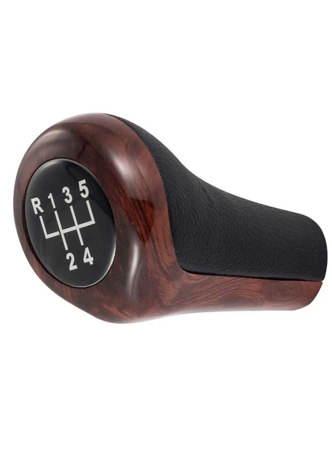 Universal Wood Grain 6 Speed Manual Gear Shift Knob Vehicle Upgrade Replacement - Image 4