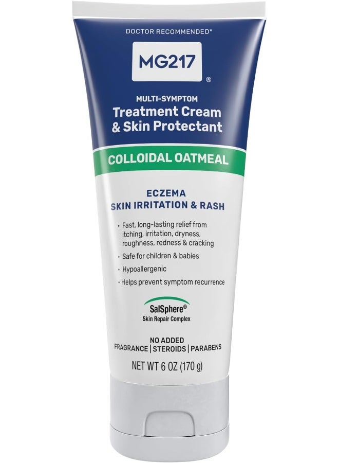 MG217 Eczema Body Cream with 2% Colloidal Oatmeal - 6 oz Tubeloidal Oatmeal - Image 1
