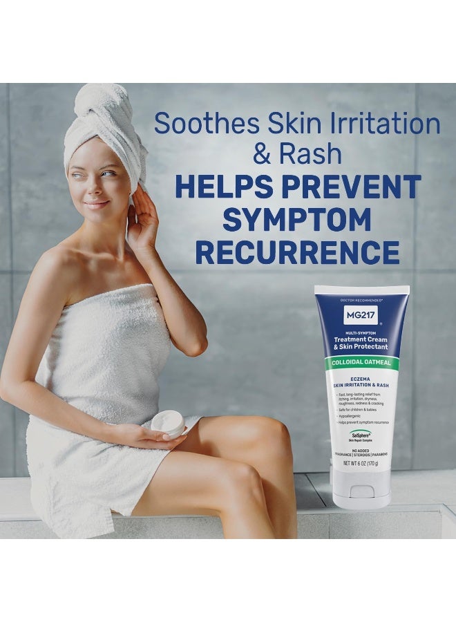 MG217 Eczema Body Cream with 2% Colloidal Oatmeal - 6 oz Tubeloidal Oatmeal - Image 3