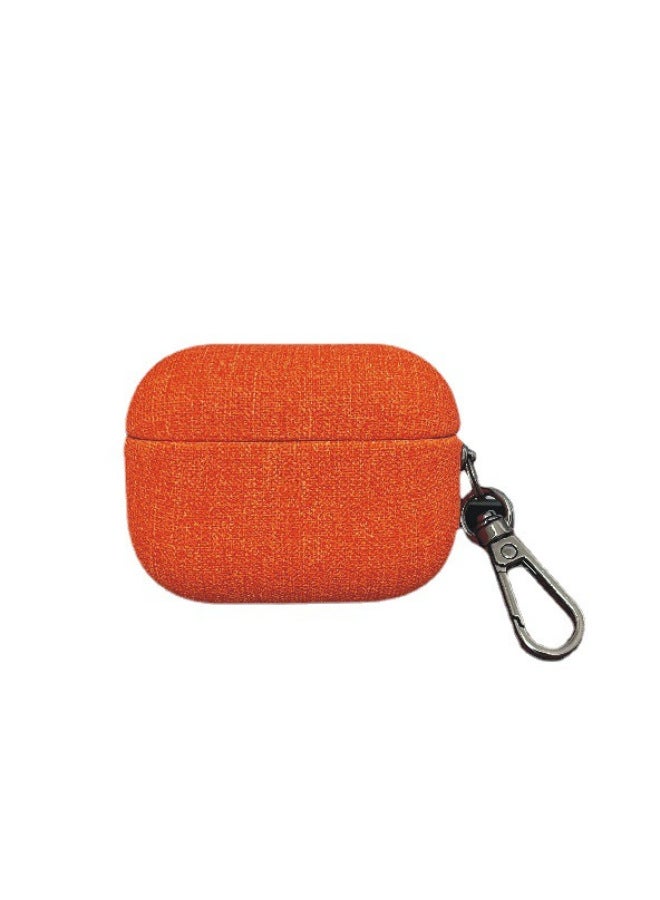 Suitable For Apple Airpodspro2 Wireless Bluetooth Headset Protective Case Pu Cloth Pattern All-inclusive Protective Case - Image 5