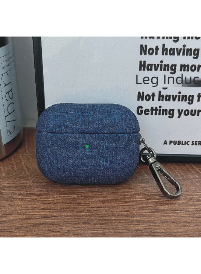 Suitable For Apple Airpodspro2 Wireless Bluetooth Headset Protective Case Pu Cloth Pattern All-inclusive Protective Case - Image 4