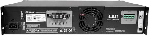 Crown CDi 4000 Two-Channel, 1200-Watt @ 4Ω, 70V/140V Power Amplifier - Image 4