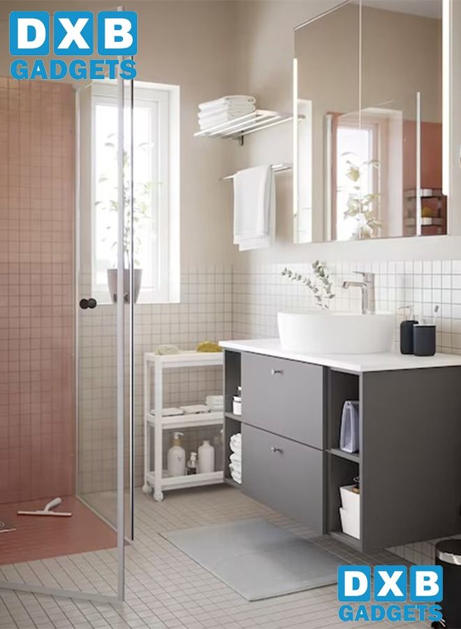 DXB GADGETS Trolley White 54x18x71cm - Image 2