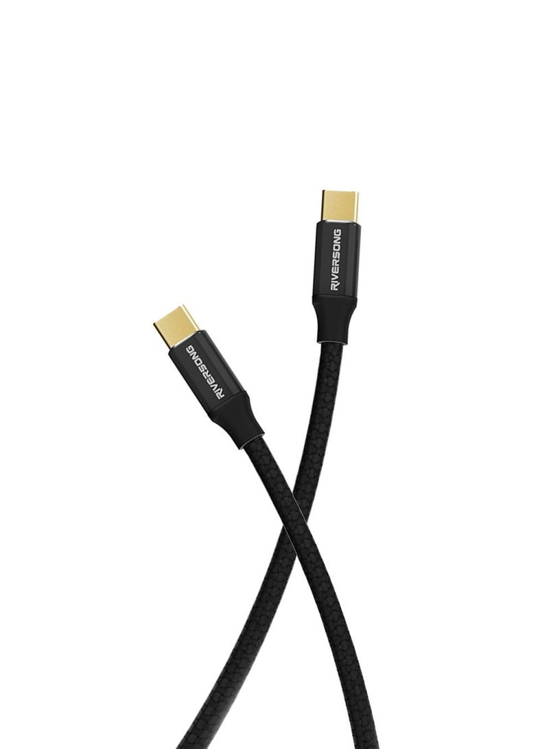 RIVERSONG Type-C to Type-C 2.4A Charging cable - Hercules C2 - 1.8 meters - Image 3