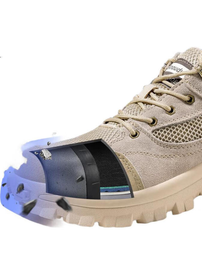 Blue Gull Shield Blue Seagull Shield Men'S Anti-Slip Breathable Anti-Smashing Steel Toe Anti-Stab Soft Sole Safety Work Shoes D1122T 37 - Image 3