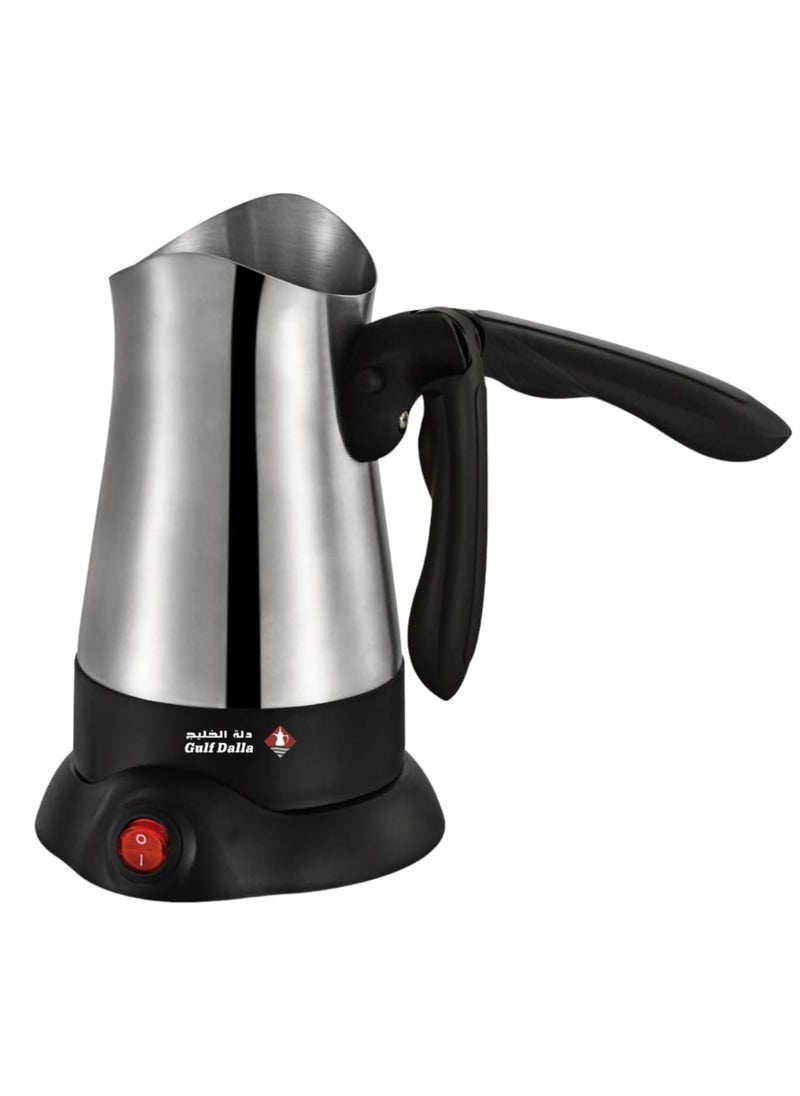Gulf Dalla Gulf Dalla Turkish Tea Coffee Maker Stainless Steel 300 ml 800 Watt Silver GA-C96837  - Image 1