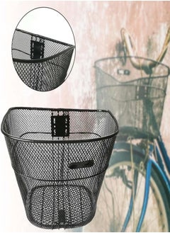 Bike Basket Bike Basket Handlebar Basket Bicycle Accessories Metal Wire Folding Bike Front Hanging Basket Black - pzsku/ZF946B6F3CFC41FAF8722Z/45/_/1737431696/6f66c04a-631a-4fdf-aaca-0824629fa004