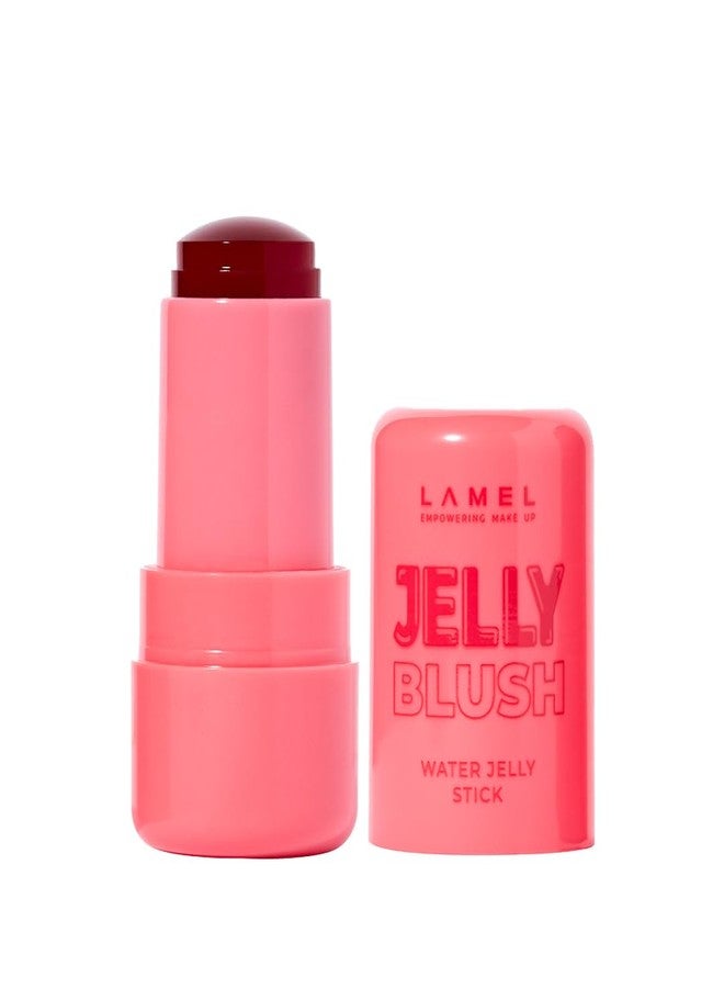 LAMEL Water Jelly Blush - Lightweight Gel Blush for Cheeks & Lips, Water-Based, Buildable Color, Dewy Natural Finish, Long-Lasting (Guava, 6.6gm) - Image 1