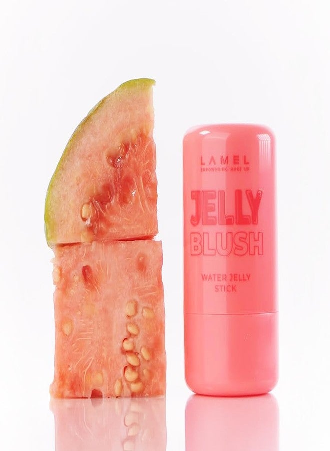 LAMEL Water Jelly Blush - Lightweight Gel Blush for Cheeks & Lips, Water-Based, Buildable Color, Dewy Natural Finish, Long-Lasting (Guava, 6.6gm) - Image 5