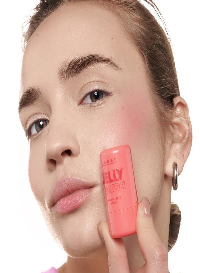 LAMEL Water Jelly Blush - Lightweight Gel Blush for Cheeks & Lips, Water-Based, Buildable Color, Dewy Natural Finish, Long-Lasting (Guava, 6.6gm) - Image 4