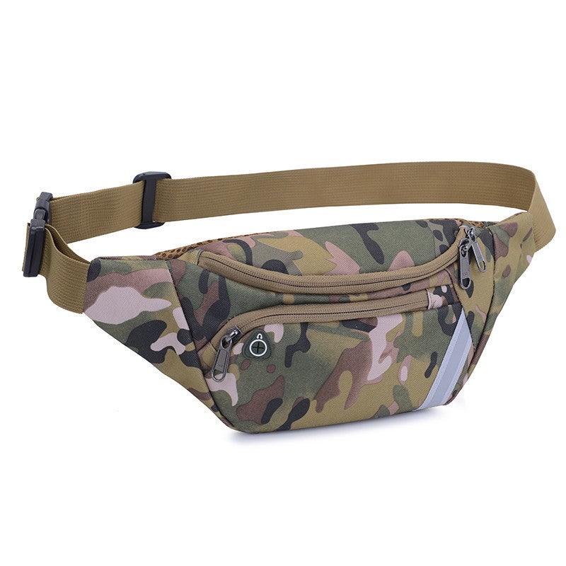 New Camouflage Waist Bag Men'S Outdoor Tactical Waist Bag Men'S And Women'S Multifunctional Sports Running Mobile Phone Bag A Generation Of Hair - Image 2