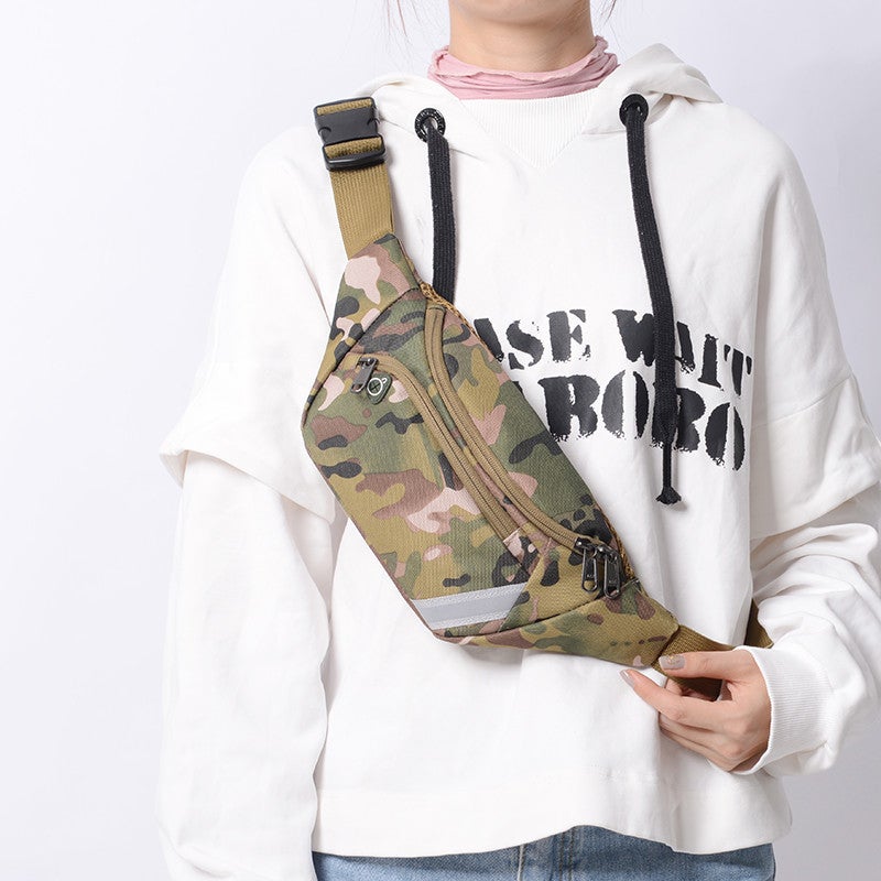 New Camouflage Waist Bag Men'S Outdoor Tactical Waist Bag Men'S And Women'S Multifunctional Sports Running Mobile Phone Bag A Generation Of Hair - Image 4