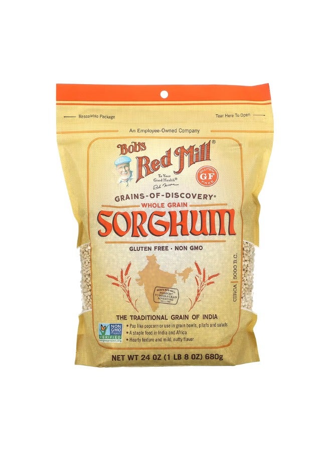 Bob's Red Mill Whole Grain Sorghum Gluten Free 1 lb 8 oz 680 g - Image 1