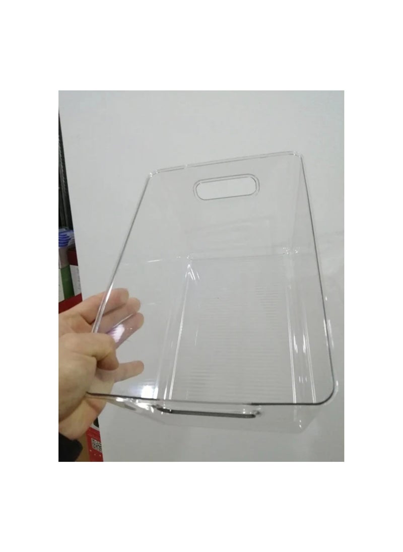Piccasio PICCASIO 2Pcs Clear Plastic Fridge Refrigerator Organizer Bins With 2Pcs Egg Tray, Food Storage Container Box With Hand0les For Freezer Fridge Pantry Kitchen Cabinets BPA Free Brand: Piccasio  - Image 4