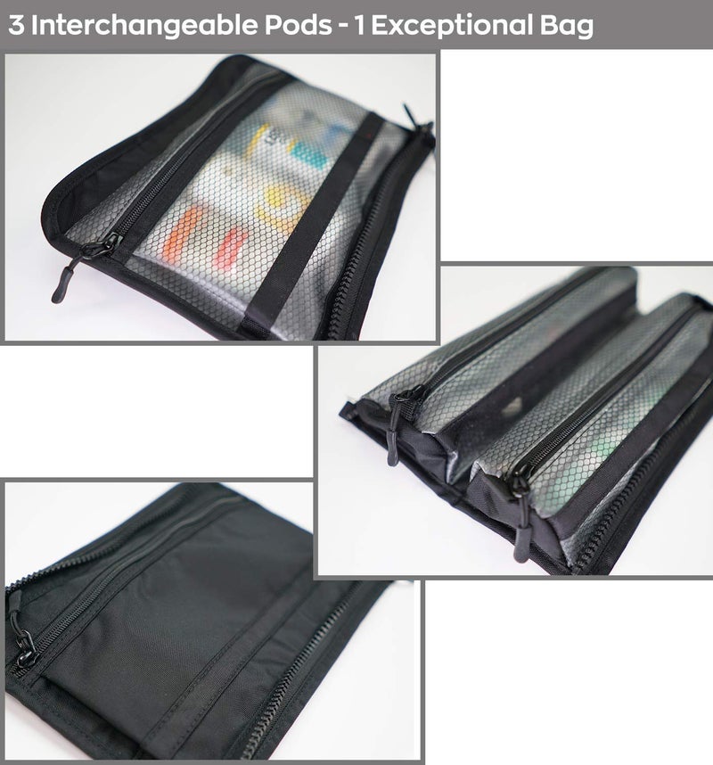 Taskin ROLR | 3-in-1 Toiletry Bag | Built-in 4 Suction Cups, Water Resistant - Image 5