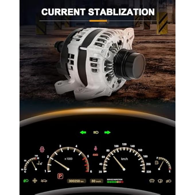 ROADFAR Alternator Compatible for for Ford for Explorer 2013-2016,for Ford for Fusion 2013-2017,for Ford for Taurus 2013-2015,for Lincoln for MKC 2015-2016,for Lincoln for MKT 2013-2014, Replace 11664 - Image 3