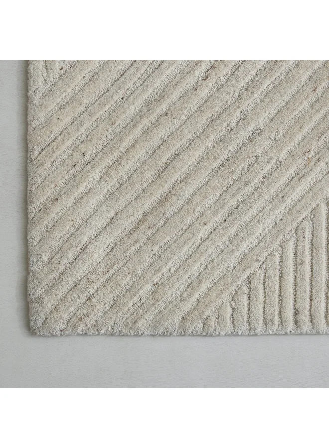 Home Box Kasbah Annie Shaped Handtufted Wool Rug - 170X170 Cm
