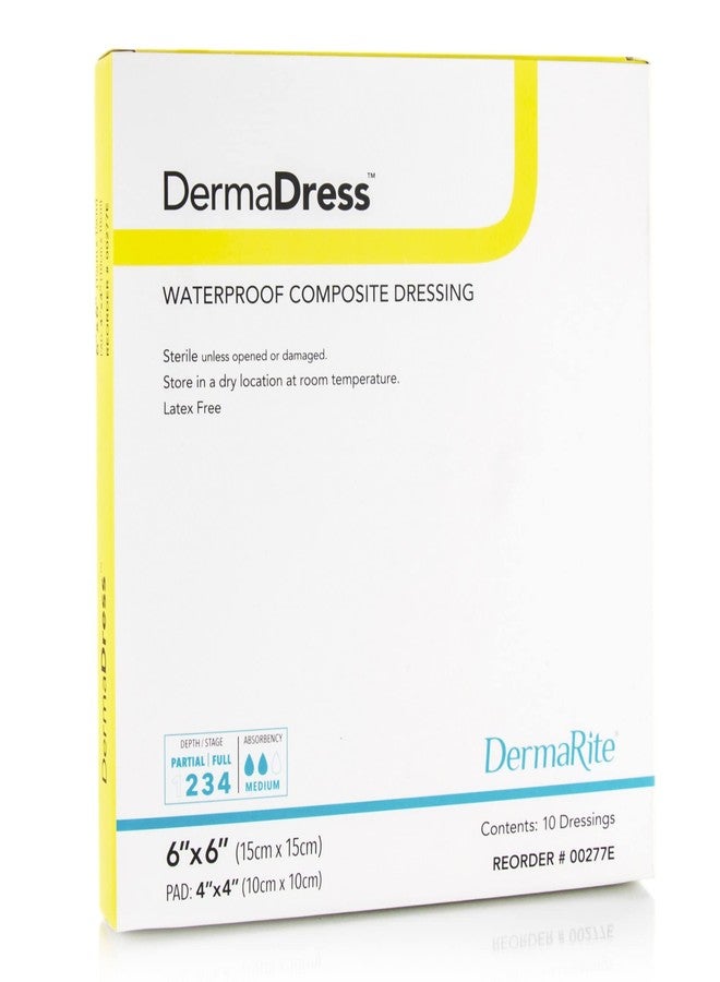 Dermarite Industries Derma Dress Pad, 6x6 (4x4, 10 Count - Image 2
