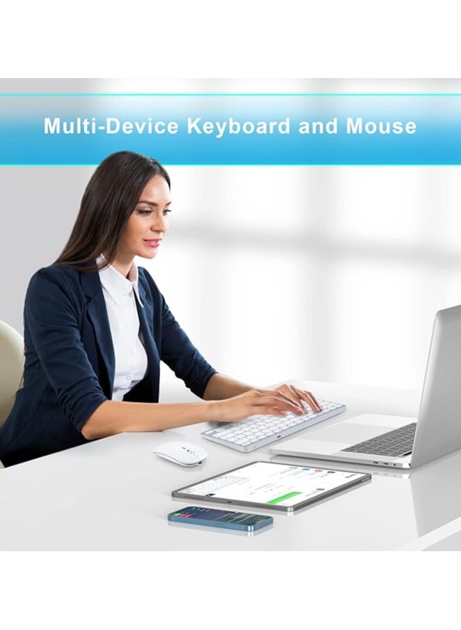 erorex Wireless Keyboard and Mouse Compatible with iMac MacBook and Windows Computer (Wireless Bluetooh) - Image 5
