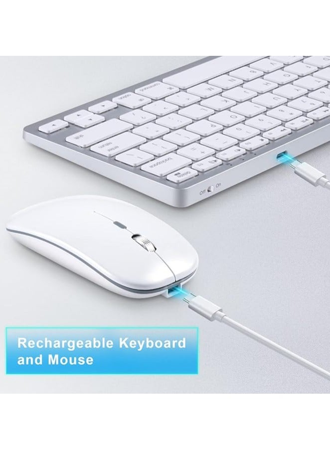 erorex Wireless Keyboard and Mouse Compatible with iMac MacBook and Windows Computer (Wireless Bluetooh) - Image 2