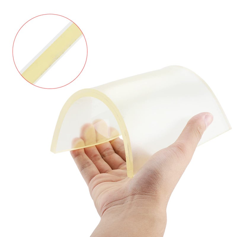 TOPINCN Leather Craft Punching Pad, Leather Craft Rubber Mute Board Table Protector Mat Punching Hammer Pad for Cutting Hole Punch Stamping Tool Craft DIY, 7.87X5.91X0.31inch - Image 5