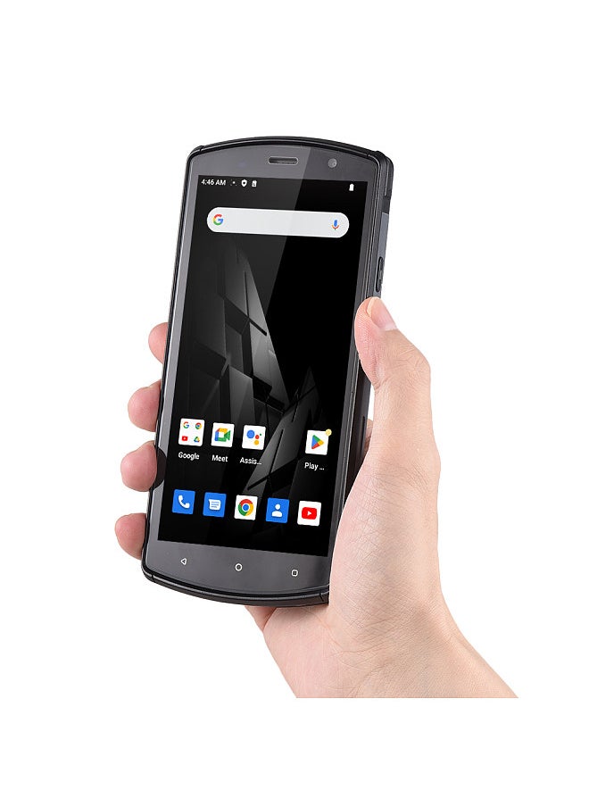 Android 12.0 Barcode Scanner Handheld PDA Terminal Support 1D/2D/QR Code 2/3/4G/ WiFi /BT/2.4G 5Ghz Dual Band Communication NFC and Fingerprint Function with 5.7 Inch Touchscreen