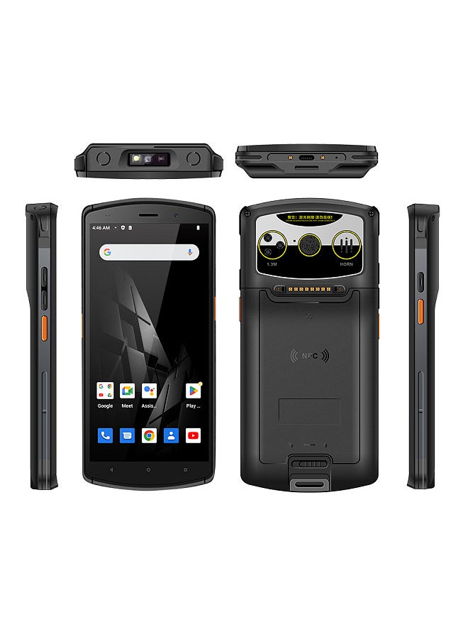 Android 12.0 Barcode Scanner Handheld PDA Terminal Support 1D/2D/QR Code 2/3/4G/ WiFi /BT/2.4G 5Ghz Dual Band Communication NFC and Fingerprint Function with 5.7 Inch Touchscreen