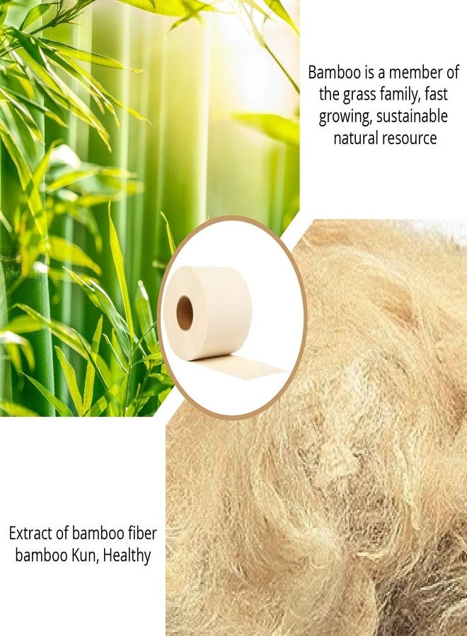 Biogreen Bamboo 2-Ply Toilet Paper Roll,100% Natural, Unbleached and Eco-Friendly Tissue Papers (Pack of 12 (235 Pulls Each)) - Image 5