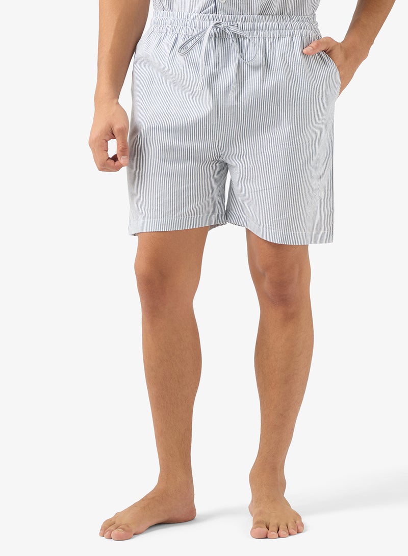 سفنتي فايف طقم بيجامة قميص وشورت - Image 4